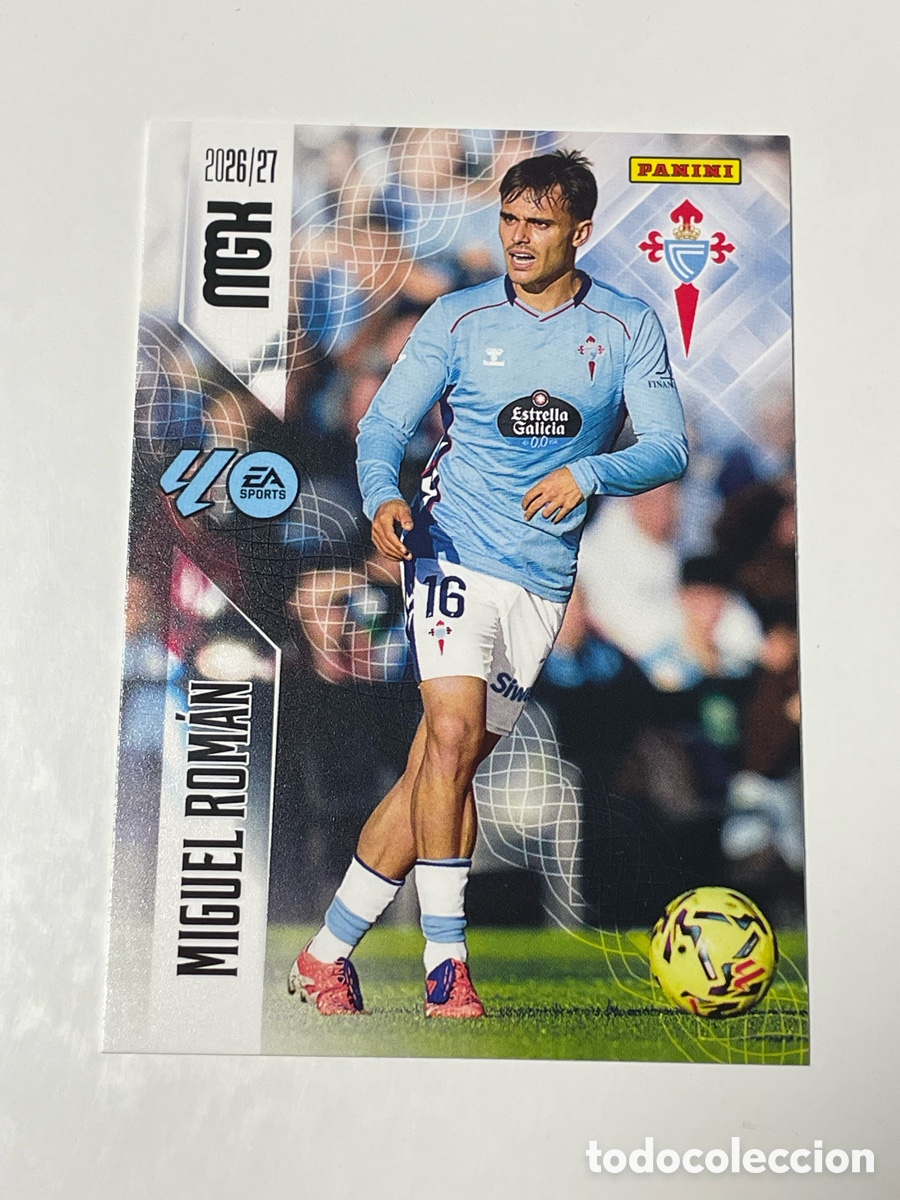 Cromos de Futebol: Miguel Rom&aacute;n Celta de Vigo Panini Megacracks 26/27 #119