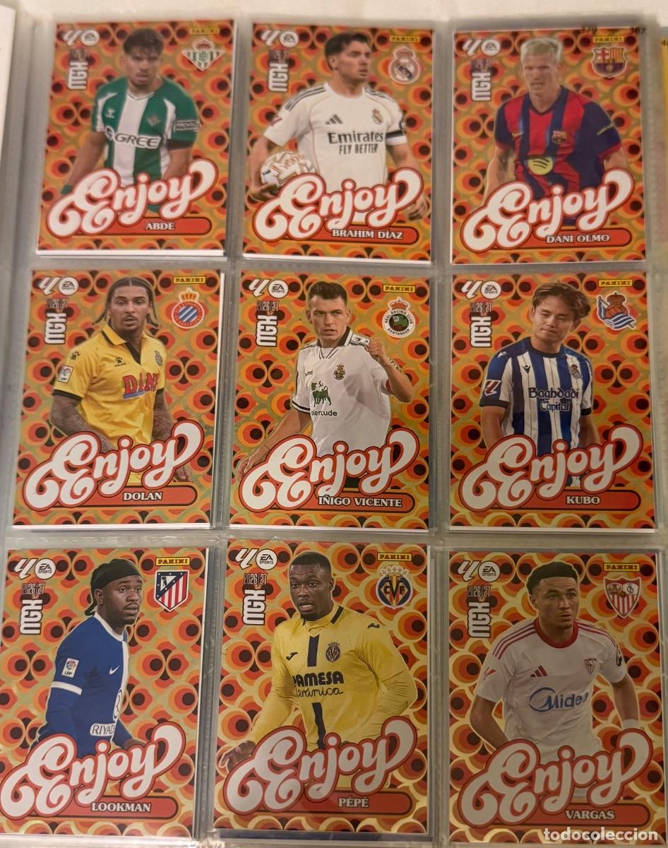Football Stickers: Lote 9 Enjoy + 9 Enjoy Power MGK 26/27