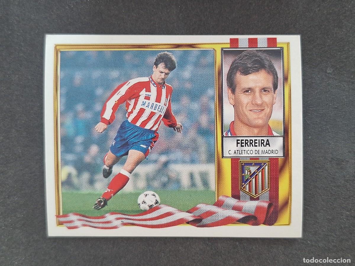 Football Stickers: L3 FERREIRA ATLETICO DE MADRID LIGA ESTE 1995 1996 95 96 NUNCA PEGADO SIN PEGAR