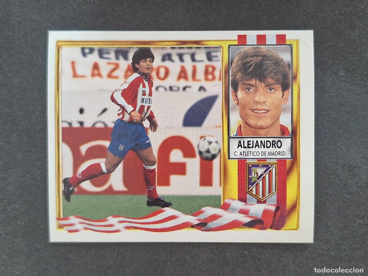 Football Stickers: L3 ALEJANDRO ATLETICO DE MADRID LIGA ESTE 1995 1996 95 96 NUNCA PEGADO SIN PEGAR