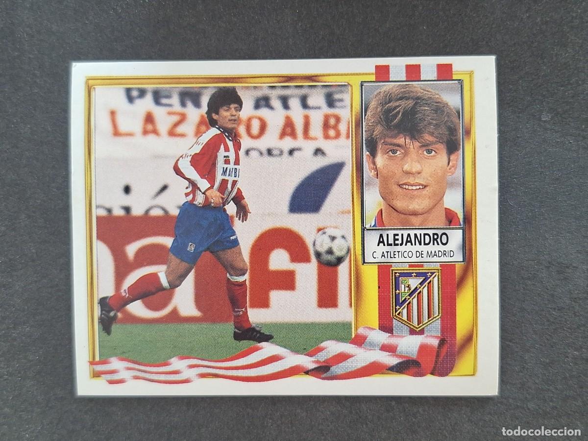 Football Stickers: L3 ALEJANDRO ATLETICO DE MADRID LIGA ESTE 1995 1996 95 96 NUNCA PEGADO SIN PEGAR