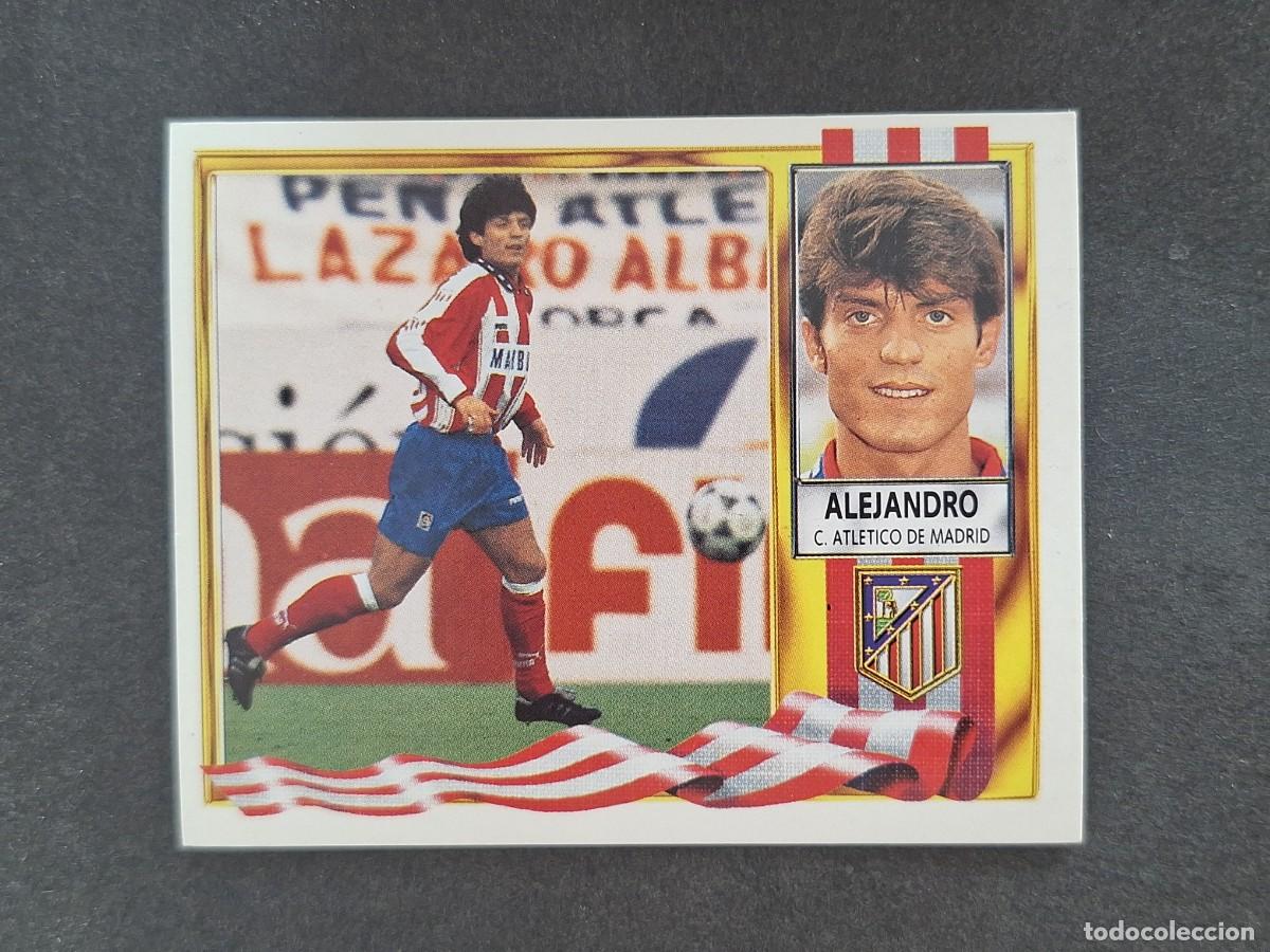 Football Stickers: L3 ALEJANDRO ATLETICO DE MADRID LIGA ESTE 1995 1996 95 96 NUNCA PEGADO SIN PEGAR