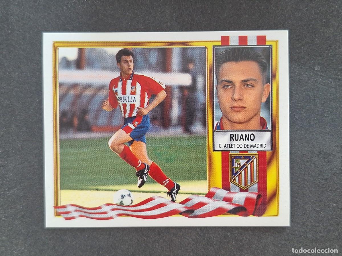 Football Stickers: L3 RUANO ATLETICO DE MADRID LIGA ESTE 1995 1996 95 96 NUNCA PEGADO SIN PEGAR