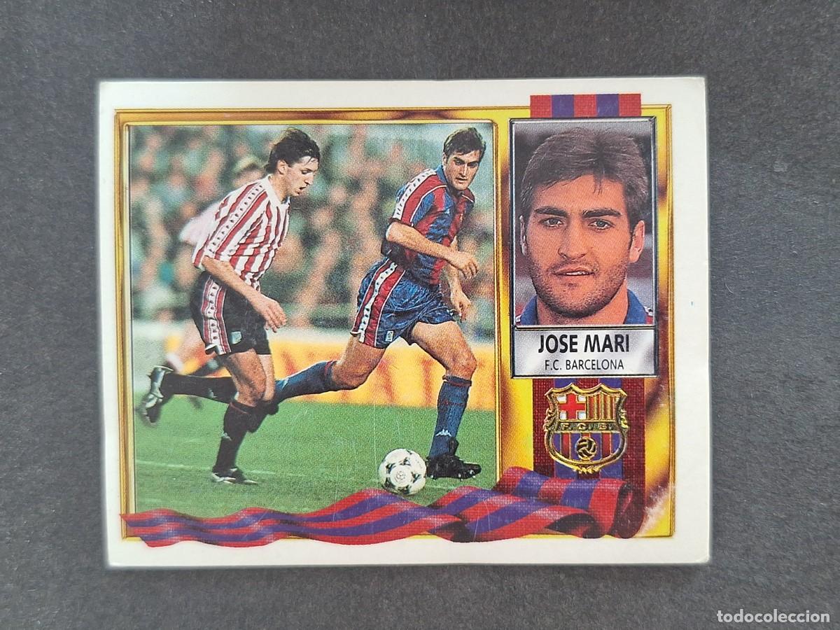 Football Stickers: L3 JOSE MARI F. C. BARCELONA LIGA ESTE 1995 1996 95 96 NUNCA PEGADO SIN PEGAR