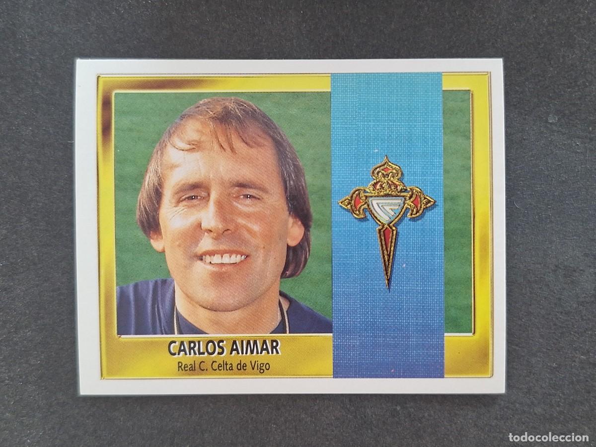Fu&szlig;ball-Sticker: L3 CARLOS AIMAR ENTRENADOR CELTA DE VIGO LIGA ESTE 1995 1996 95 96 NUNCA PEGADO SIN PEGAR
