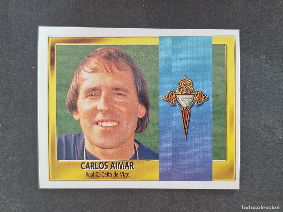 Fu&szlig;ball-Sticker: L3 CARLOS AIMAR ENTRENADOR CELTA DE VIGO LIGA ESTE 1995 1996 95 96 NUNCA PEGADO SIN PEGAR