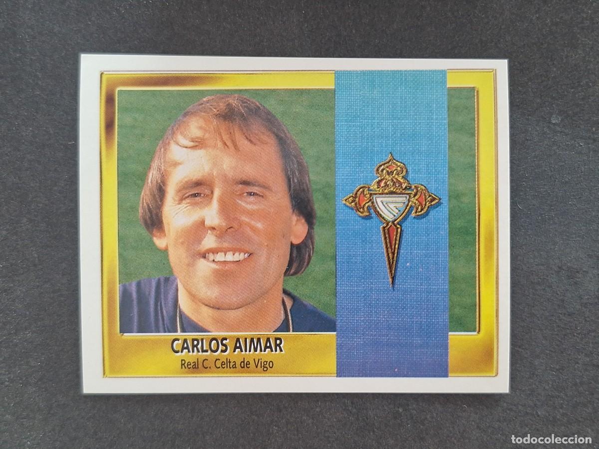Fu&szlig;ball-Sticker: L3 CARLOS AIMAR ENTRENADOR CELTA DE VIGO LIGA ESTE 1995 1996 95 96 NUNCA PEGADO SIN PEGAR