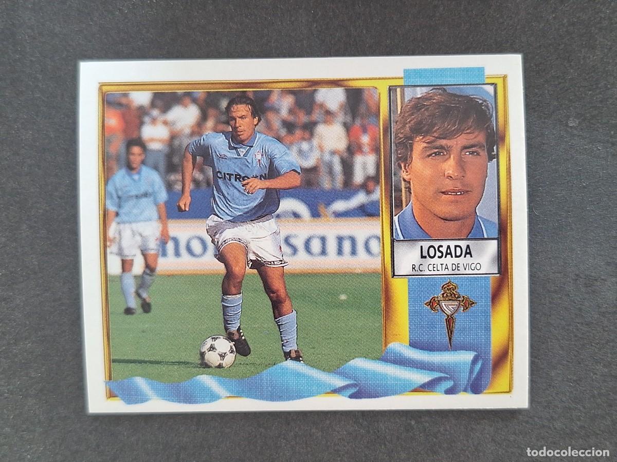 Fu&szlig;ball-Sticker: L3 LOSADA CELTA DE VIGO LIGA ESTE 1995 1996 95 96 NUNCA PEGADO SIN PEGAR