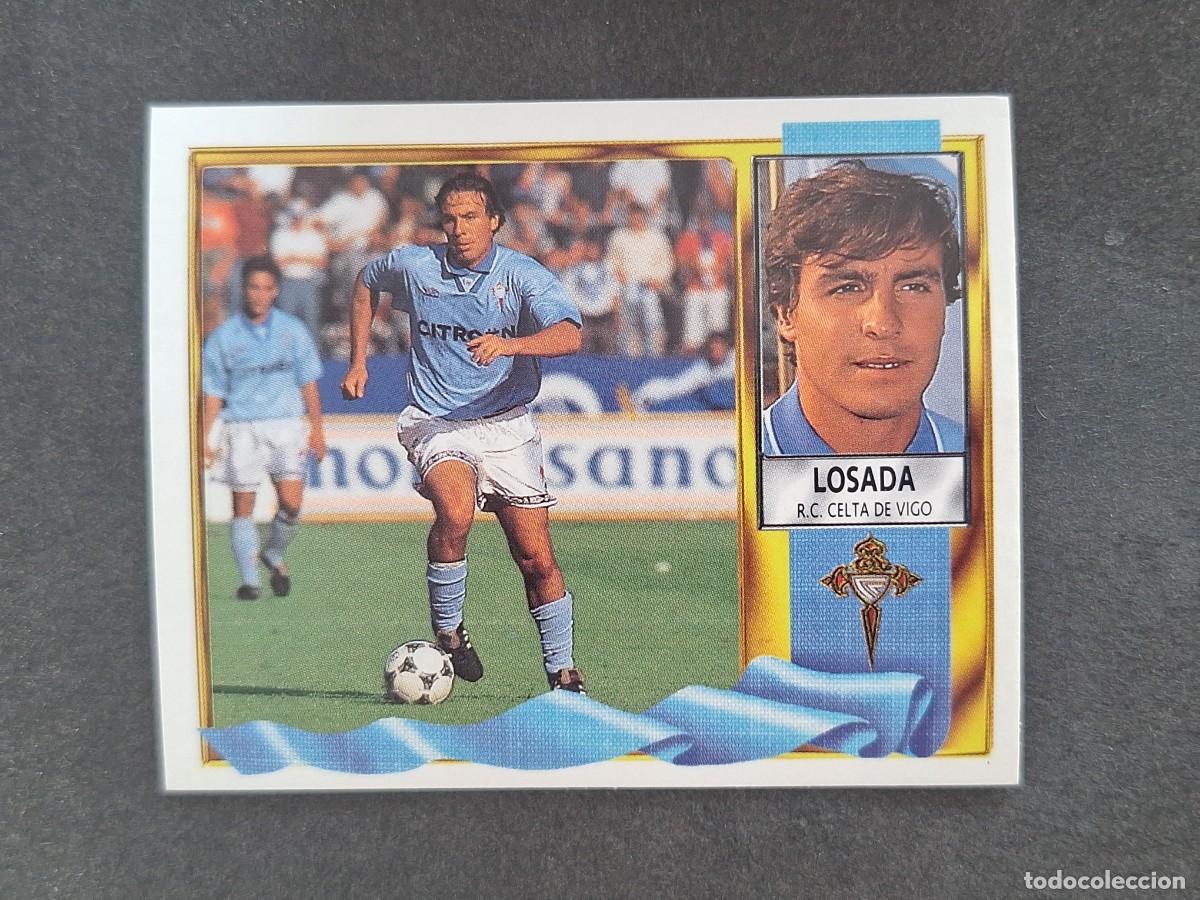 Fu&szlig;ball-Sticker: L3 LOSADA CELTA DE VIGO LIGA ESTE 1995 1996 95 96 NUNCA PEGADO SIN PEGAR