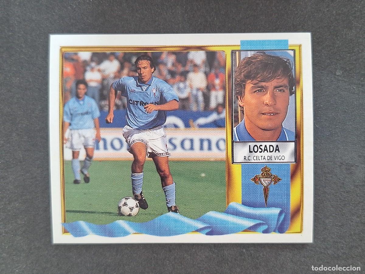 Fu&szlig;ball-Sticker: L3 LOSADA CELTA DE VIGO LIGA ESTE 1995 1996 95 96 NUNCA PEGADO SIN PEGAR