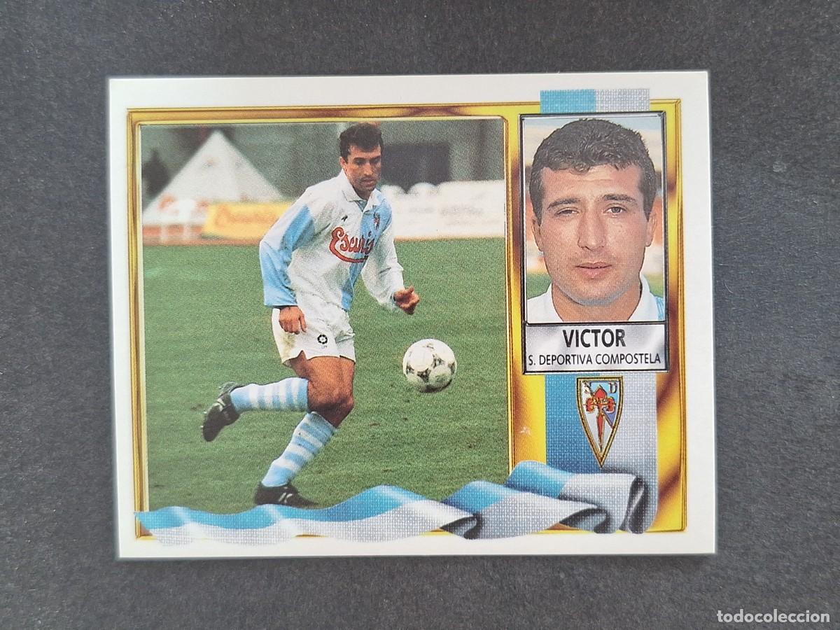 Fu&szlig;ball-Sticker: L3 VICTOR S. D. COMPOSTELA LIGA ESTE 1995 1996 95 96 NUNCA PEGADO SIN PEGAR