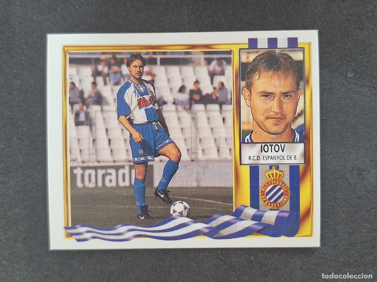 Fu&szlig;ball-Sticker: L3 IOTOV R. C. D. ESPA&Ntilde;OL LIGA ESTE 1995 1996 95 96 NUNCA PEGADO SIN PEGAR