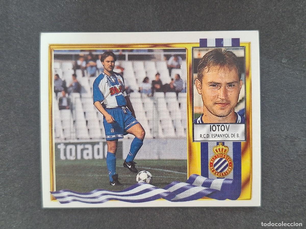 Fu&szlig;ball-Sticker: L3 IOTOV R. C. D. ESPA&Ntilde;OL LIGA ESTE 1995 1996 95 96 NUNCA PEGADO SIN PEGAR