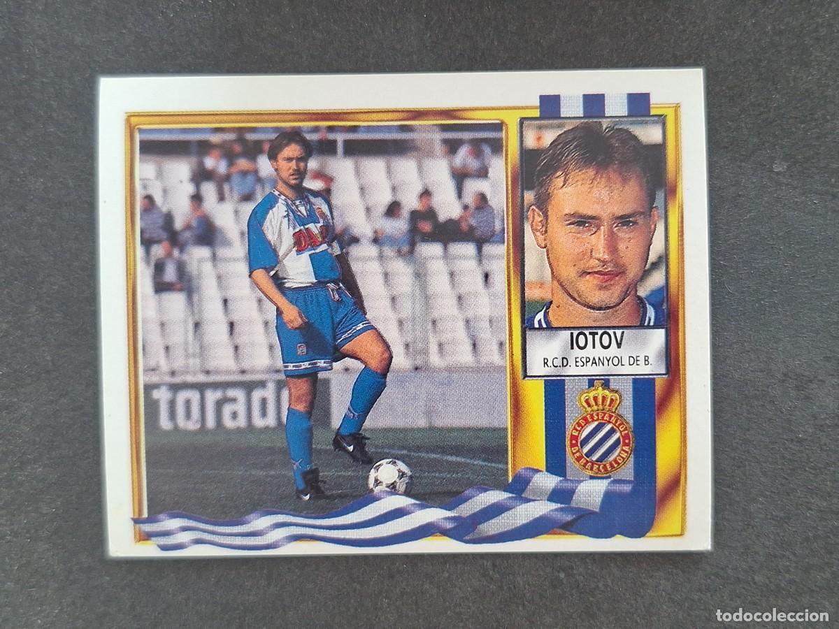 Fu&szlig;ball-Sticker: L3 IOTOV R. C. D. ESPA&Ntilde;OL LIGA ESTE 1995 1996 95 96 NUNCA PEGADO SIN PEGAR