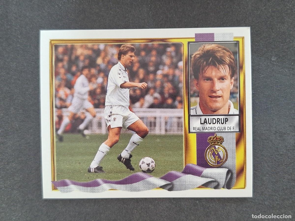 Fu&szlig;ball-Sticker: L3 LAUDRUP REAL MADRID LIGA ESTE 1995 1996 95 96 NUNCA PEGADO SIN PEGAR