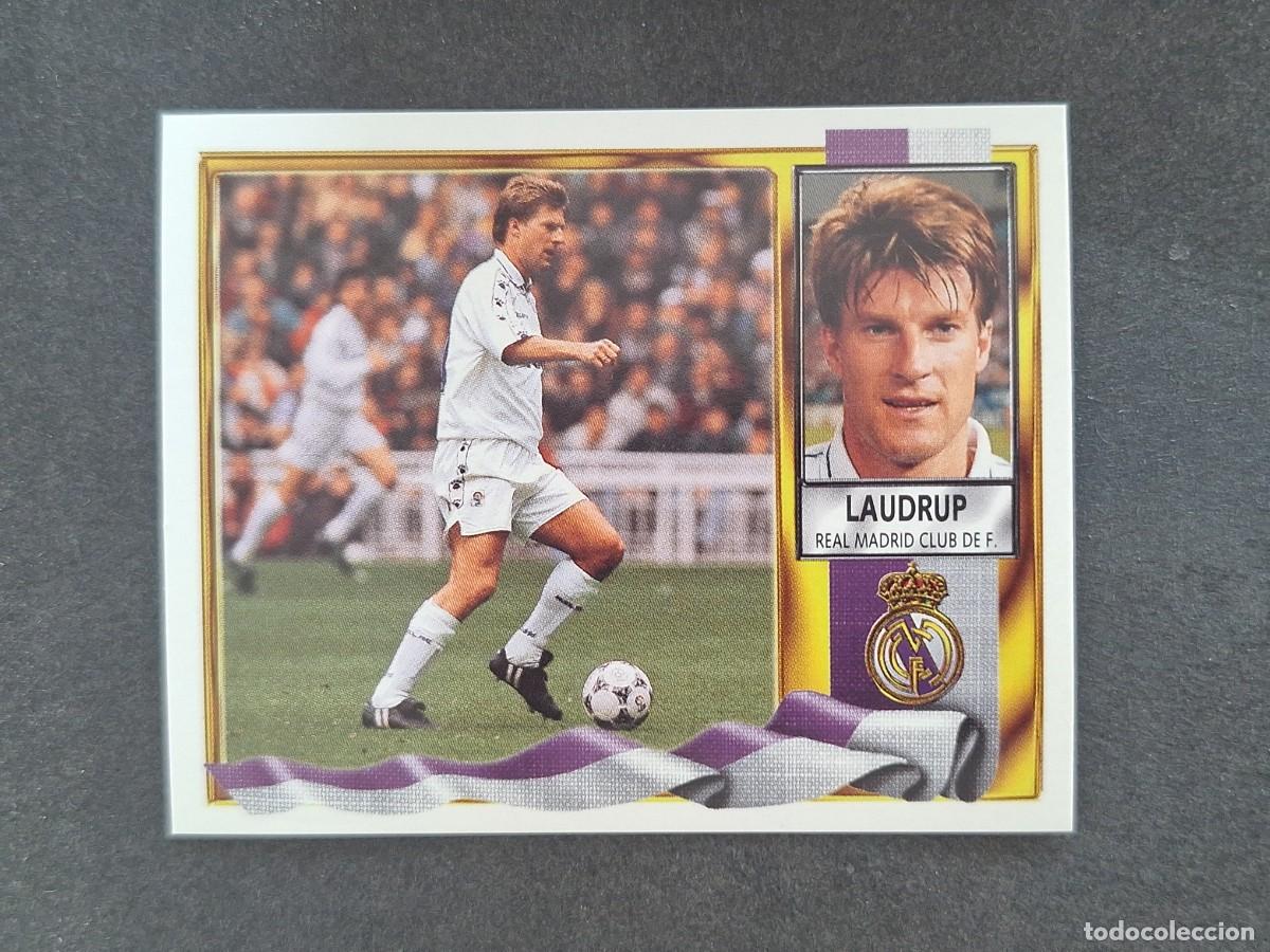 Fu&szlig;ball-Sticker: L3 LAUDRUP REAL MADRID LIGA ESTE 1995 1996 95 96 NUNCA PEGADO SIN PEGAR