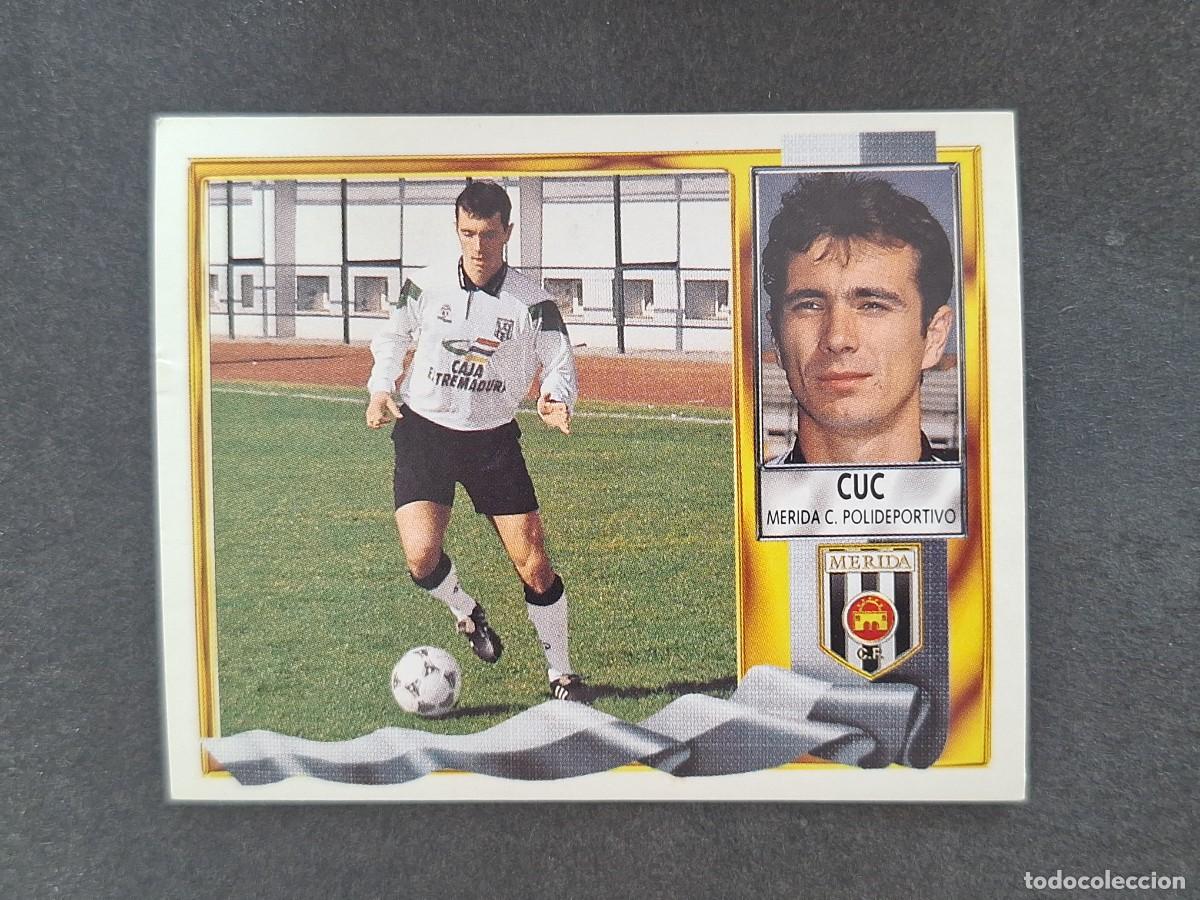 Fu&szlig;ball-Sticker: L3 CUC MERIDA C. P. LIGA ESTE 1995 1996 95 96 NUNCA PEGADO SIN PEGAR