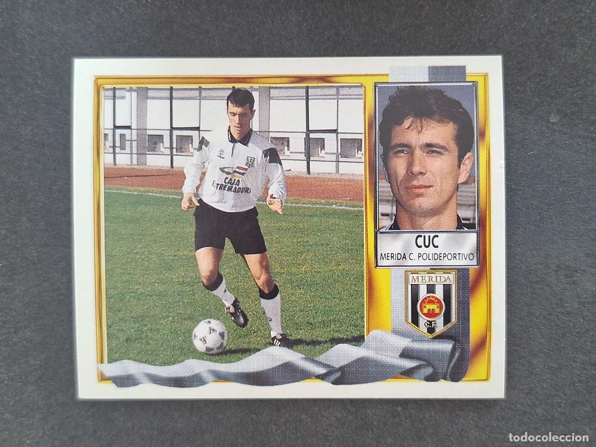 Fu&szlig;ball-Sticker: L3 CUC MERIDA C. P. LIGA ESTE 1995 1996 95 96 NUNCA PEGADO SIN PEGAR