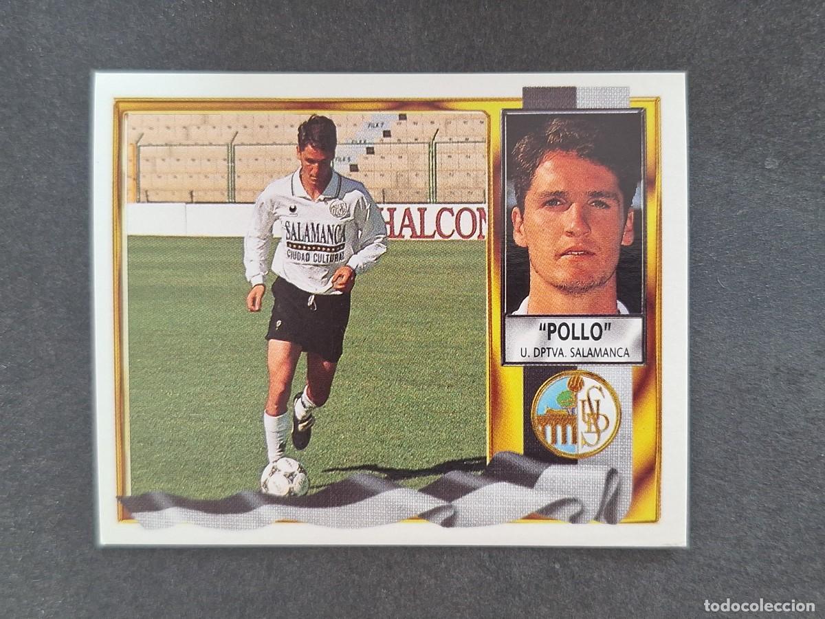 Cromos de Futebol: L3 POLLO U. D. SALAMANCA VERSION COMILLAS LIGA ESTE 1995 1996 95 96 NUNCA PEGADO SIN PEGAR