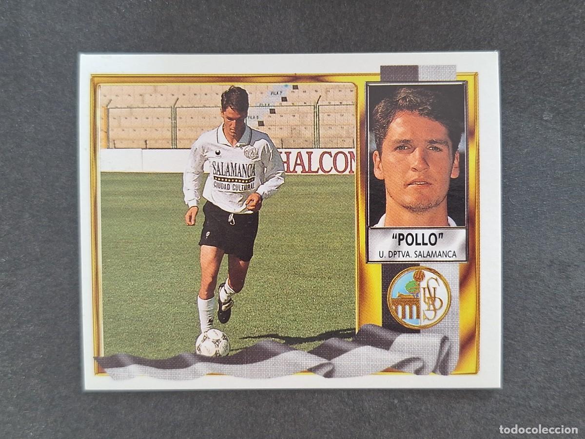 Cromos de Futebol: L3 POLLO U. D. SALAMANCA VERSION COMILLAS LIGA ESTE 1995 1996 95 96 NUNCA PEGADO SIN PEGAR