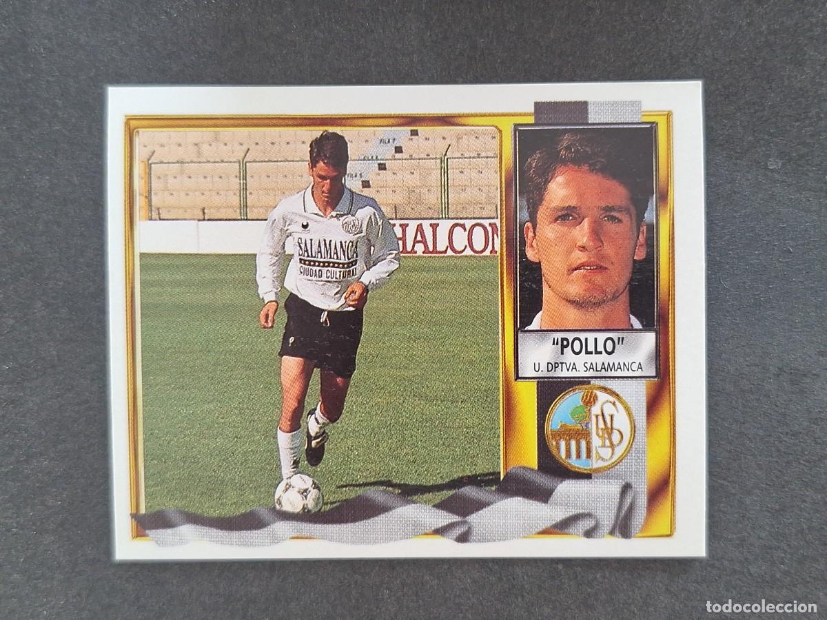 Cromos de Futebol: L3 POLLO U. D. SALAMANCA VERSION COMILLAS LIGA ESTE 1995 1996 95 96 NUNCA PEGADO SIN PEGAR