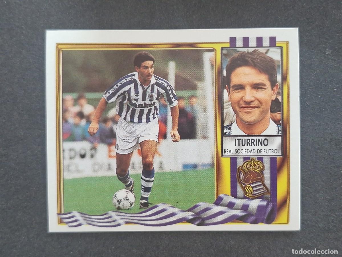Cromos de Futebol: L3 ITURRINO REAL SOCIEDAD LIGA ESTE 1995 1996 95 96 NUNCA PEGADO SIN PEGAR