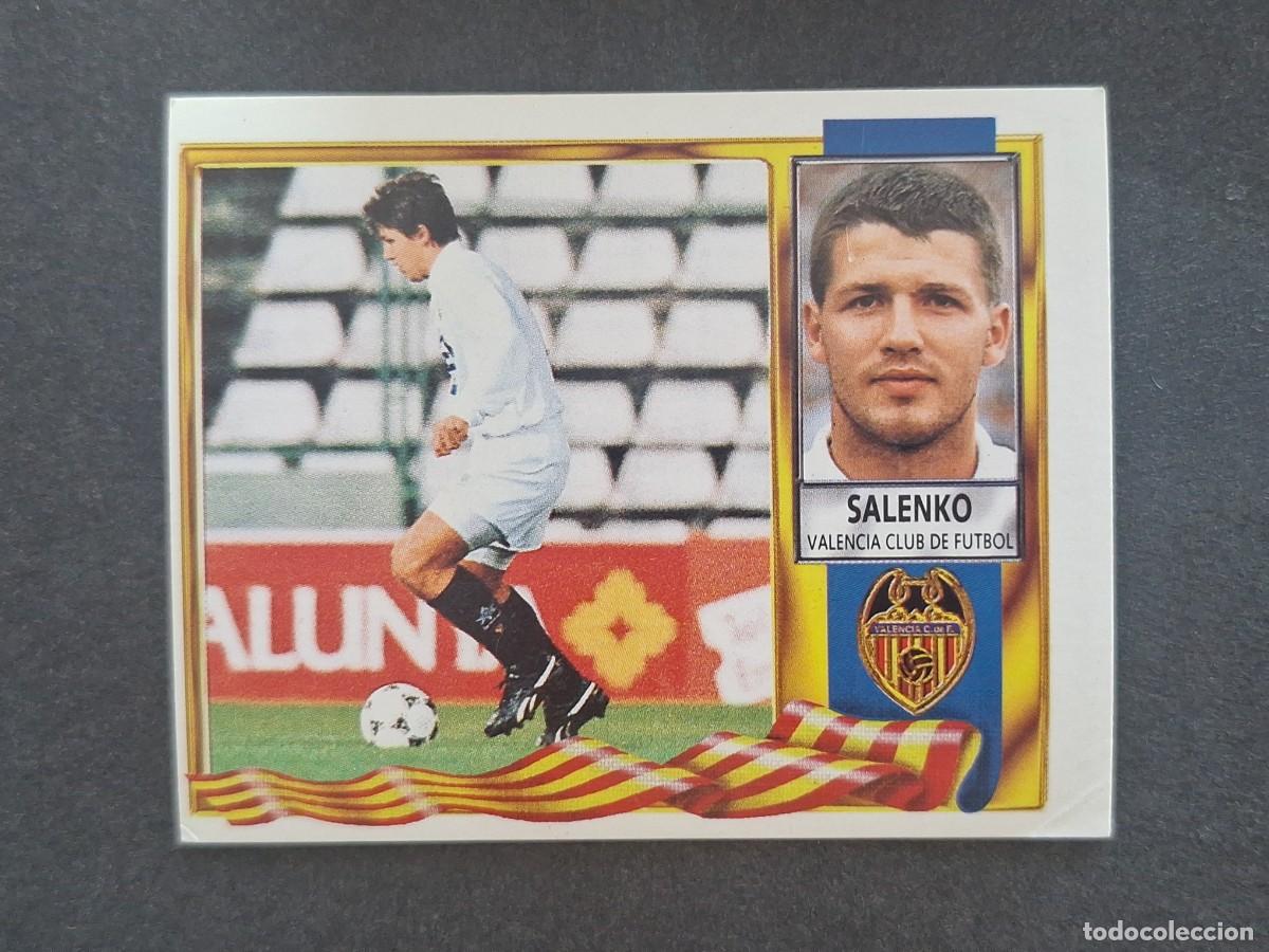Cromos de Futebol: L3 SALENKO VALENCIA C. F. LIGA ESTE 1995 1996 95 96 NUNCA PEGADO SIN PEGAR