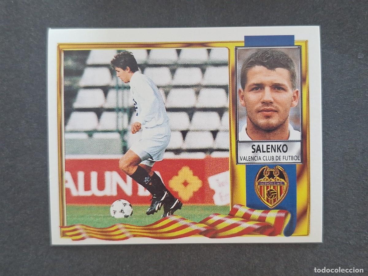 Cromos de Futebol: L3 SALENKO VALENCIA C. F. LIGA ESTE 1995 1996 95 96 NUNCA PEGADO SIN PEGAR
