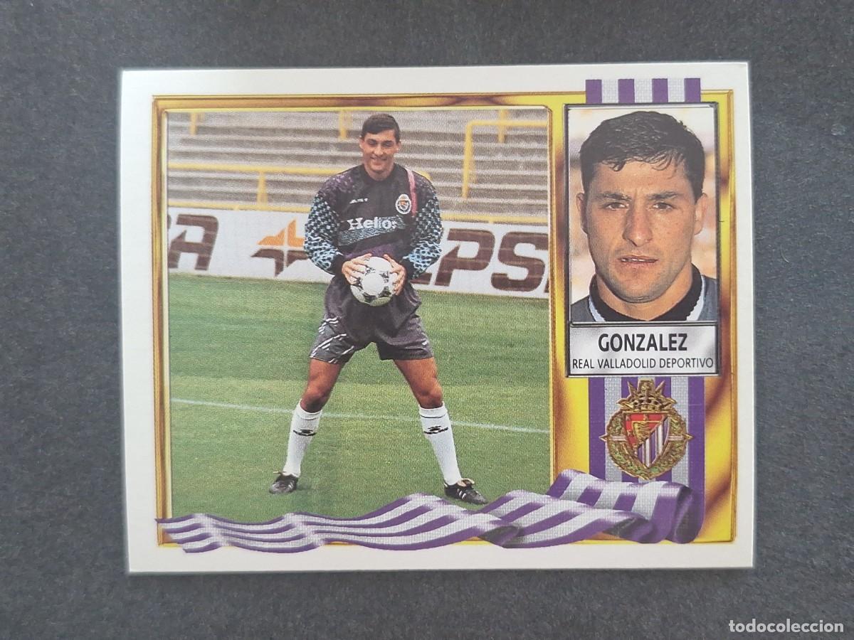 Cromos de Futebol: L3 GONZALEZ REAL VALLADOLID LIGA ESTE 1995 1996 95 96 NUNCA PEGADO SIN PEGAR