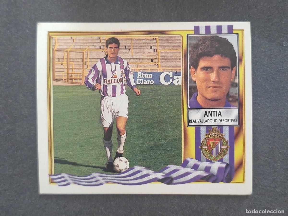 Fu&szlig;ball-Sticker: L3 ANTIA VERSION HALCON REAL VALLADOLID LIGA ESTE 1995 1996 95 96 NUNCA PEGADO SIN PEGAR