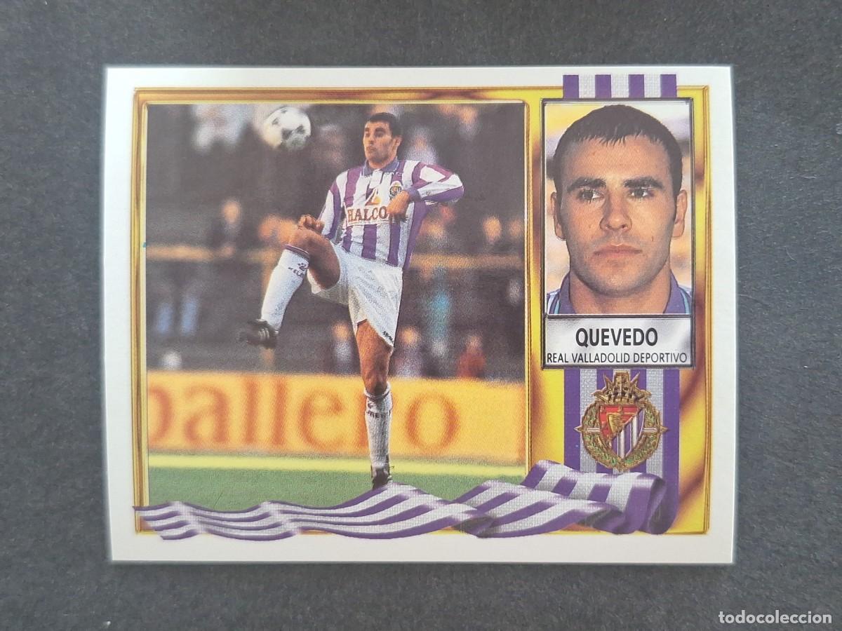 Football Stickers: L3 QUEVEDO VERSION HALCON REAL VALLADOLID LIGA ESTE 1995 1996 95 96 NUNCA PEGADO SIN PEGAR