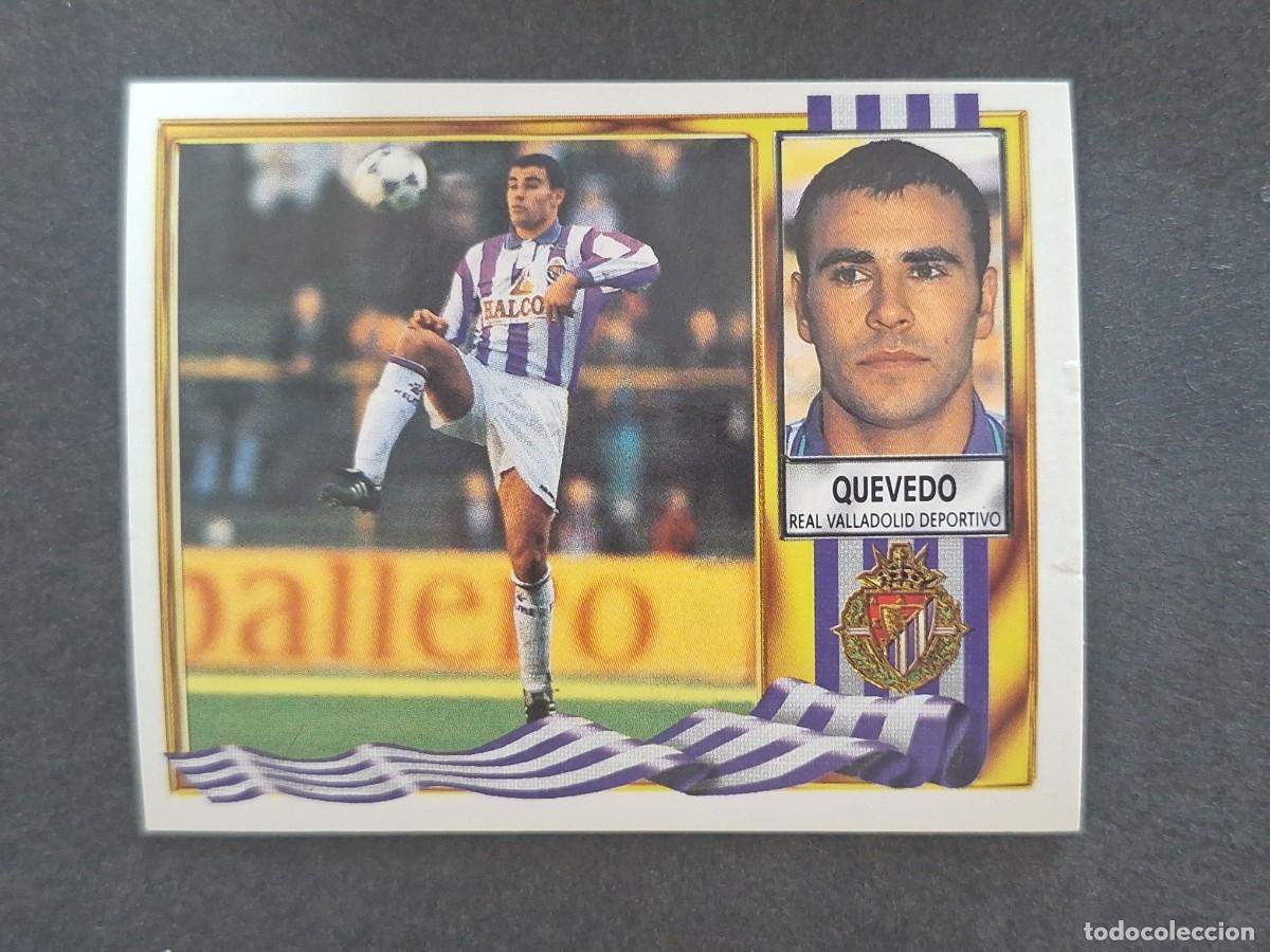 Football Stickers: L3 QUEVEDO VERSION HALCON REAL VALLADOLID LIGA ESTE 1995 1996 95 96 NUNCA PEGADO SIN PEGAR
