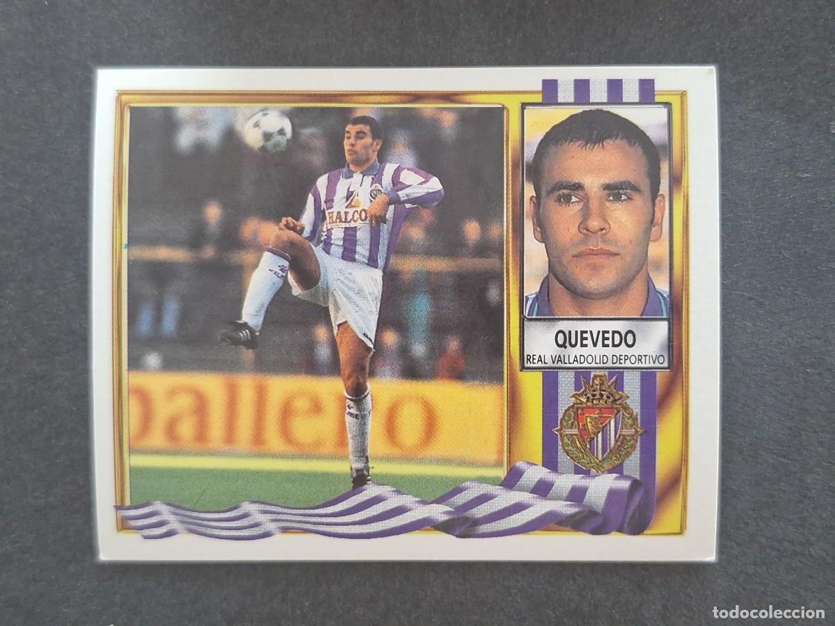 Football Stickers: L3 QUEVEDO VERSION HALCON REAL VALLADOLID LIGA ESTE 1995 1996 95 96 NUNCA PEGADO SIN PEGAR