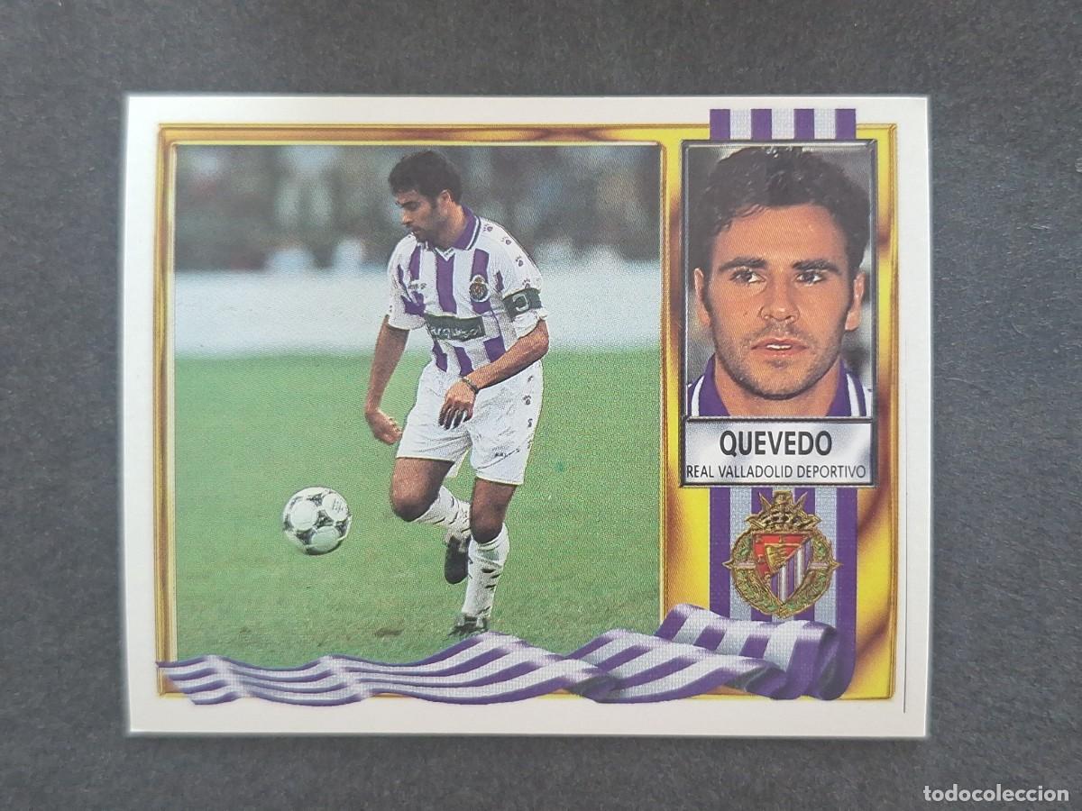 Football Stickers: L3 QUEVEDO VERSION PARQUESOL REAL VALLADOLID LIGA ESTE 1995 1996 95 96 NUNCA PEGADO SIN PEGAR