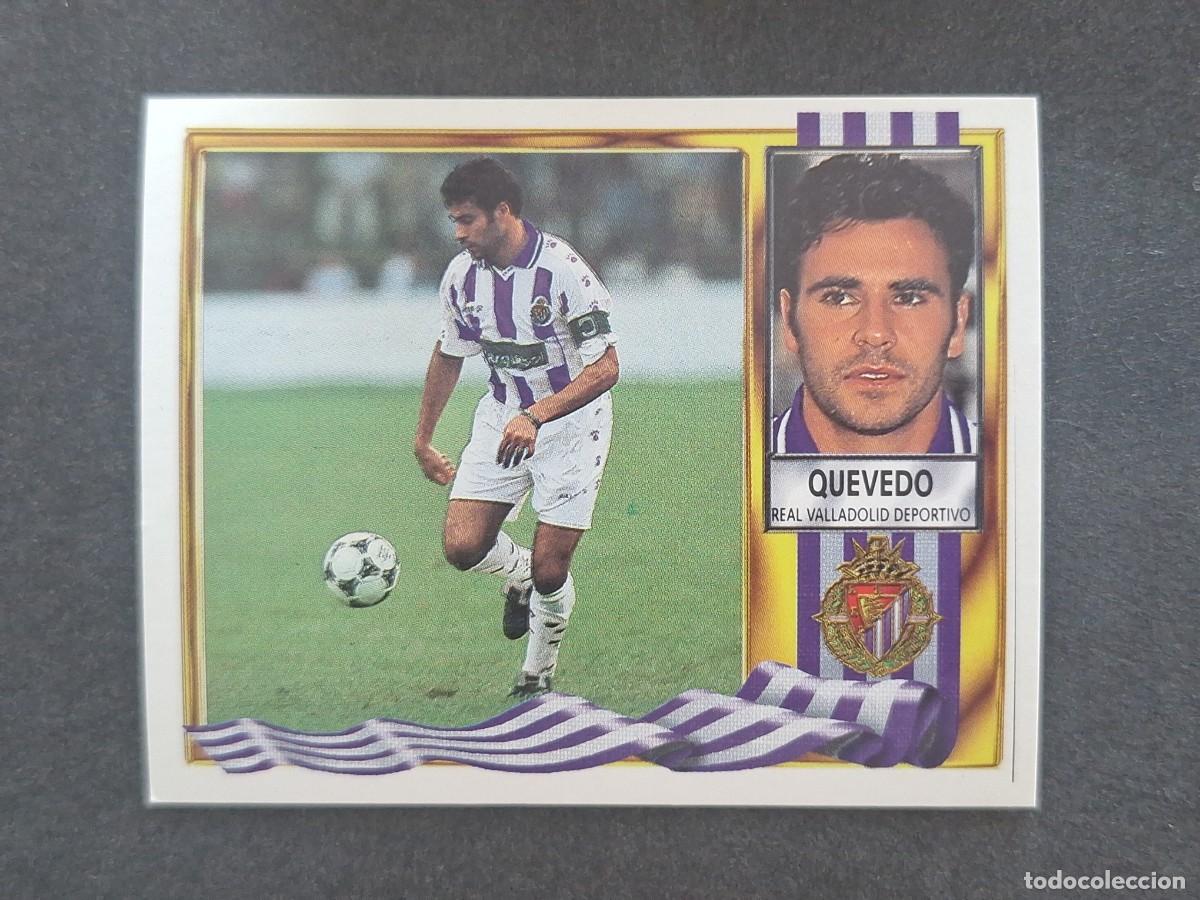 Football Stickers: L3 QUEVEDO VERSION PARQUESOL REAL VALLADOLID LIGA ESTE 1995 1996 95 96 NUNCA PEGADO SIN PEGAR