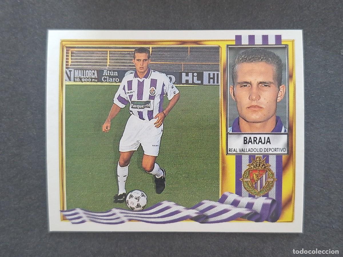 Football Stickers: L3 BARAJA VERSION PARQUESOL REAL VALLADOLID LIGA ESTE 1995 1996 95 96 NUNCA PEGADO SIN PEGAR