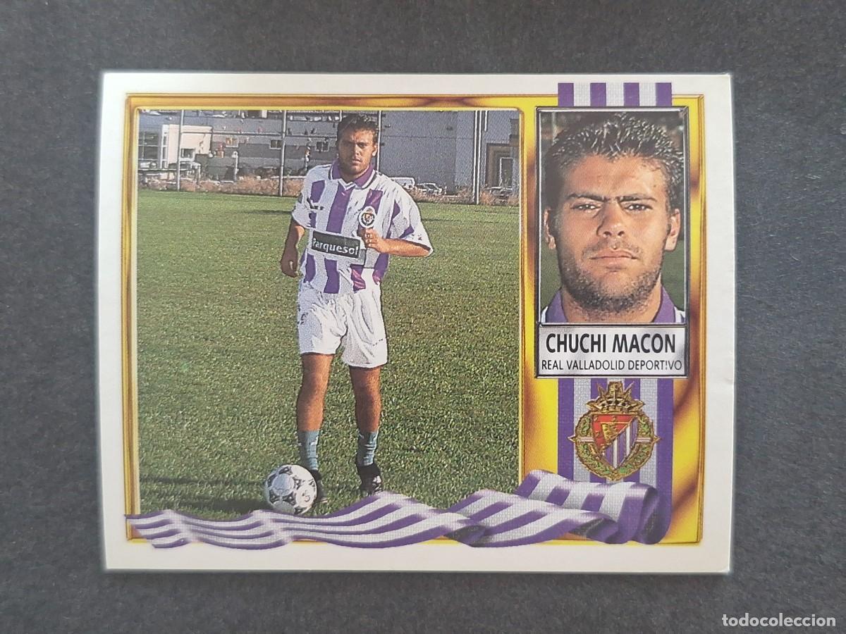 Football Stickers: L3 CHUCHI MACON VERSION PARQUESOL REAL VALLADOLID LIGA ESTE 1995 1996 95 96 NUNCA PEGADO SIN PEGAR