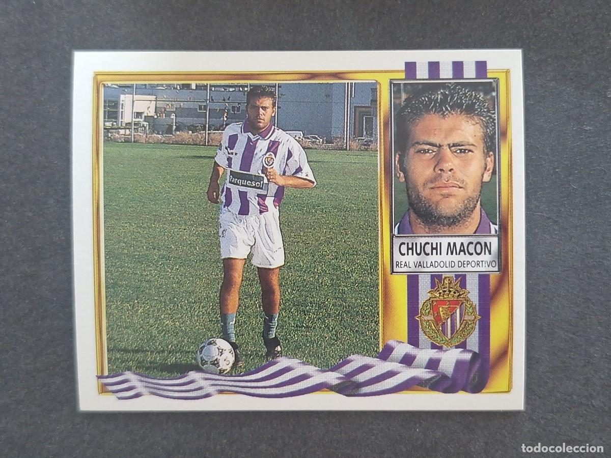Football Stickers: L3 CHUCHI MACON VERSION PARQUESOL REAL VALLADOLID LIGA ESTE 1995 1996 95 96 NUNCA PEGADO SIN PEGAR