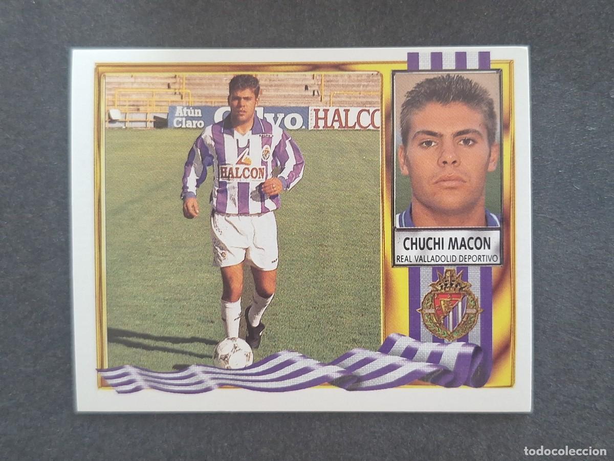 Football Stickers: L3 CHUCHI MACON VERSION HALCON REAL VALLADOLID LIGA ESTE 1995 1996 95 96 NUNCA PEGADO SIN PEGAR
