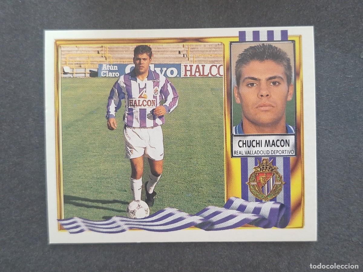 Football Stickers: L3 CHUCHI MACON VERSION HALCON REAL VALLADOLID LIGA ESTE 1995 1996 95 96 NUNCA PEGADO SIN PEGAR