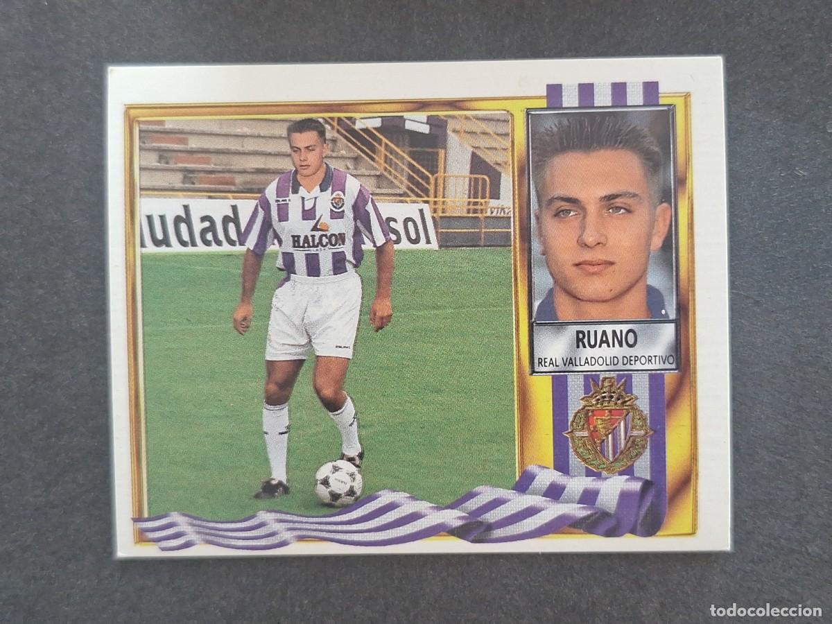 Football Stickers: L3 RUANO VERSION HALCON REAL VALLADOLID LIGA ESTE 1995 1996 95 96 NUNCA PEGADO SIN PEGAR