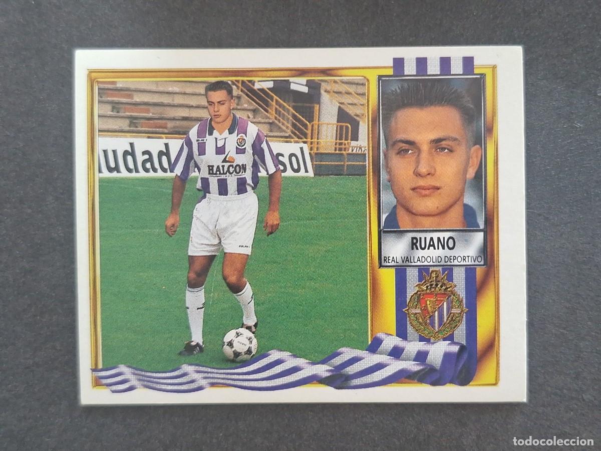 Football Stickers: L3 RUANO VERSION HALCON REAL VALLADOLID LIGA ESTE 1995 1996 95 96 NUNCA PEGADO SIN PEGAR