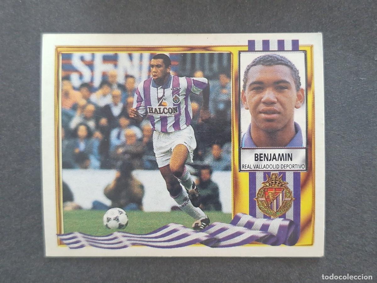 Figurine di Calcio: L3 BENJAMIN VERSION HALCON REAL VALLADOLID LIGA ESTE 1995 1996 95 96 NUNCA PEGADO SIN PEGAR