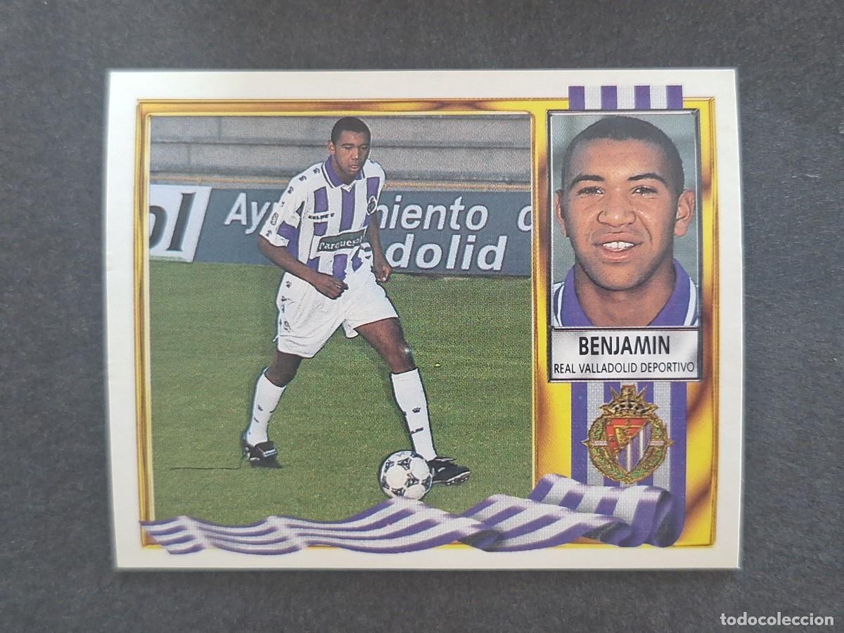 Figurine di Calcio: L3 BENJAMIN VERSION PARQUESOL REAL VALLADOLID LIGA ESTE 1995 1996 95 96 NUNCA PEGADO SIN PEGAR