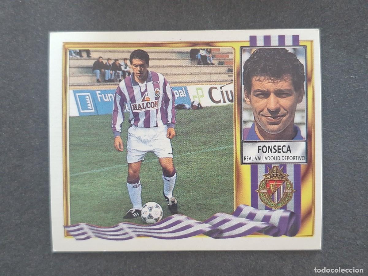 Cartes &agrave; collectionner de Football: L3 FONSECA VERSION HALCON REAL VALLADOLID LIGA ESTE 1995 1996 95 96 NUNCA PEGADO SIN PEGAR