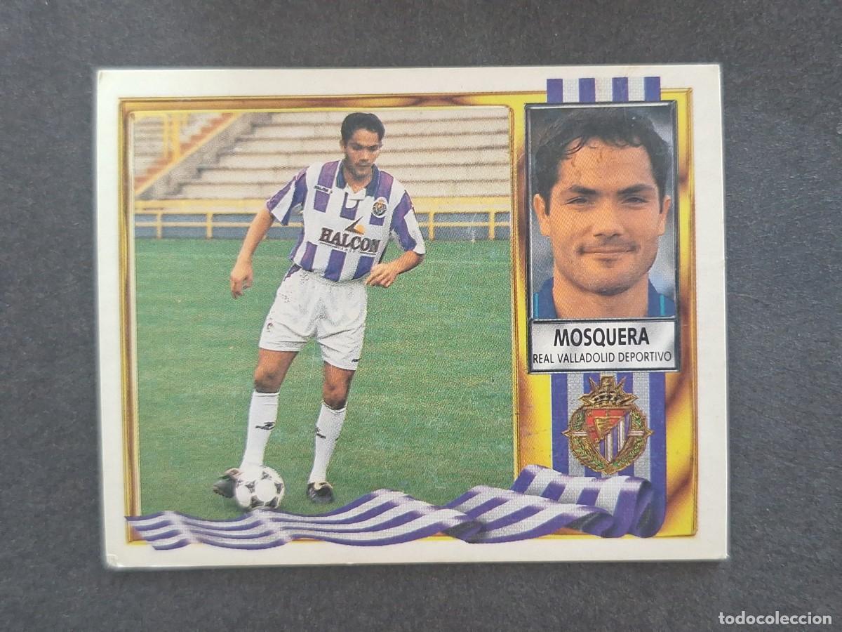 Cartes &agrave; collectionner de Football: L3 MOSQUERA VERSION HALCON REAL VALLADOLID LIGA ESTE 1995 1996 95 96 NUNCA PEGADO SIN PEGAR