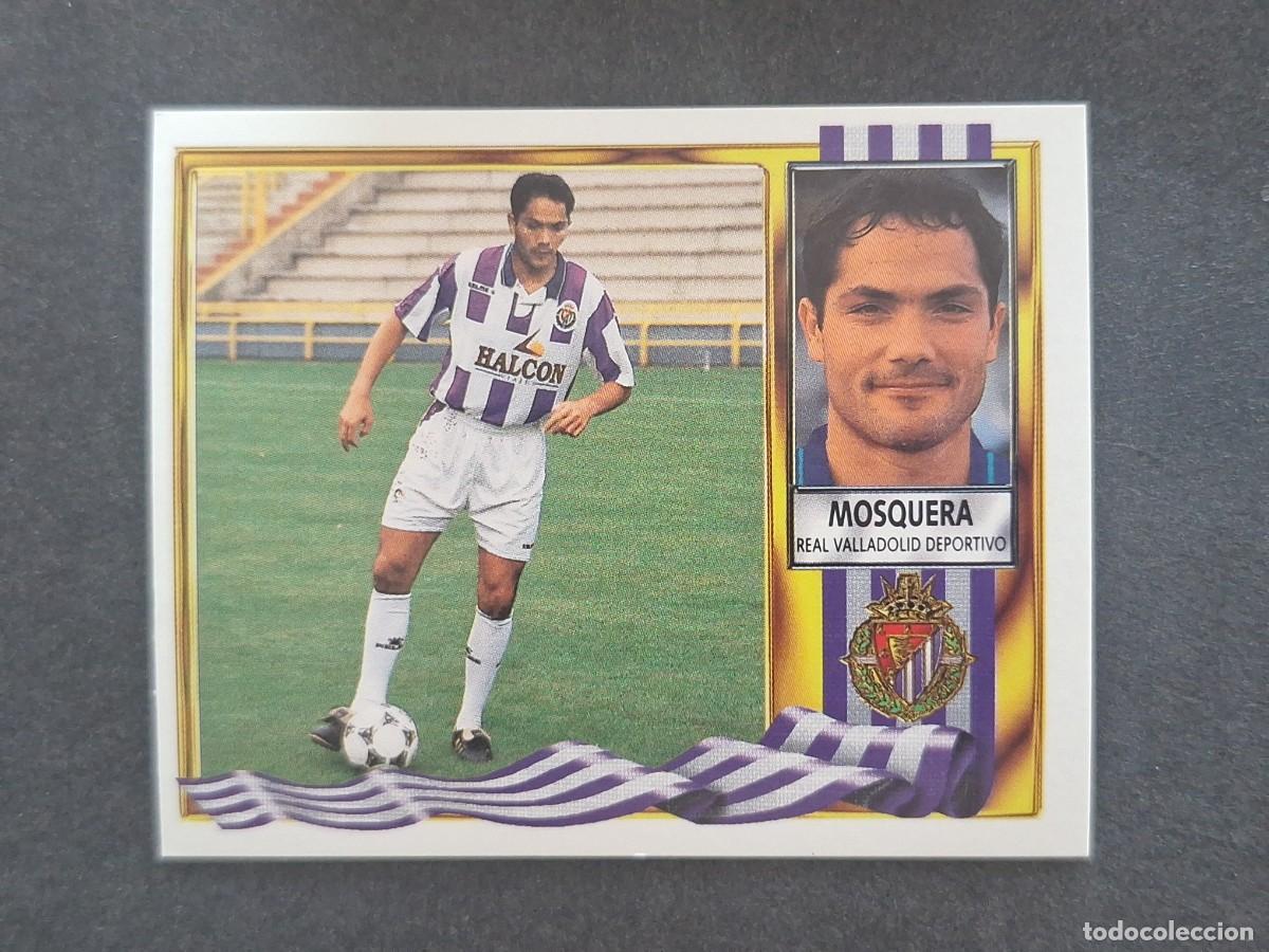 Cartes &agrave; collectionner de Football: L3 MOSQUERA VERSION HALCON REAL VALLADOLID LIGA ESTE 1995 1996 95 96 NUNCA PEGADO SIN PEGAR