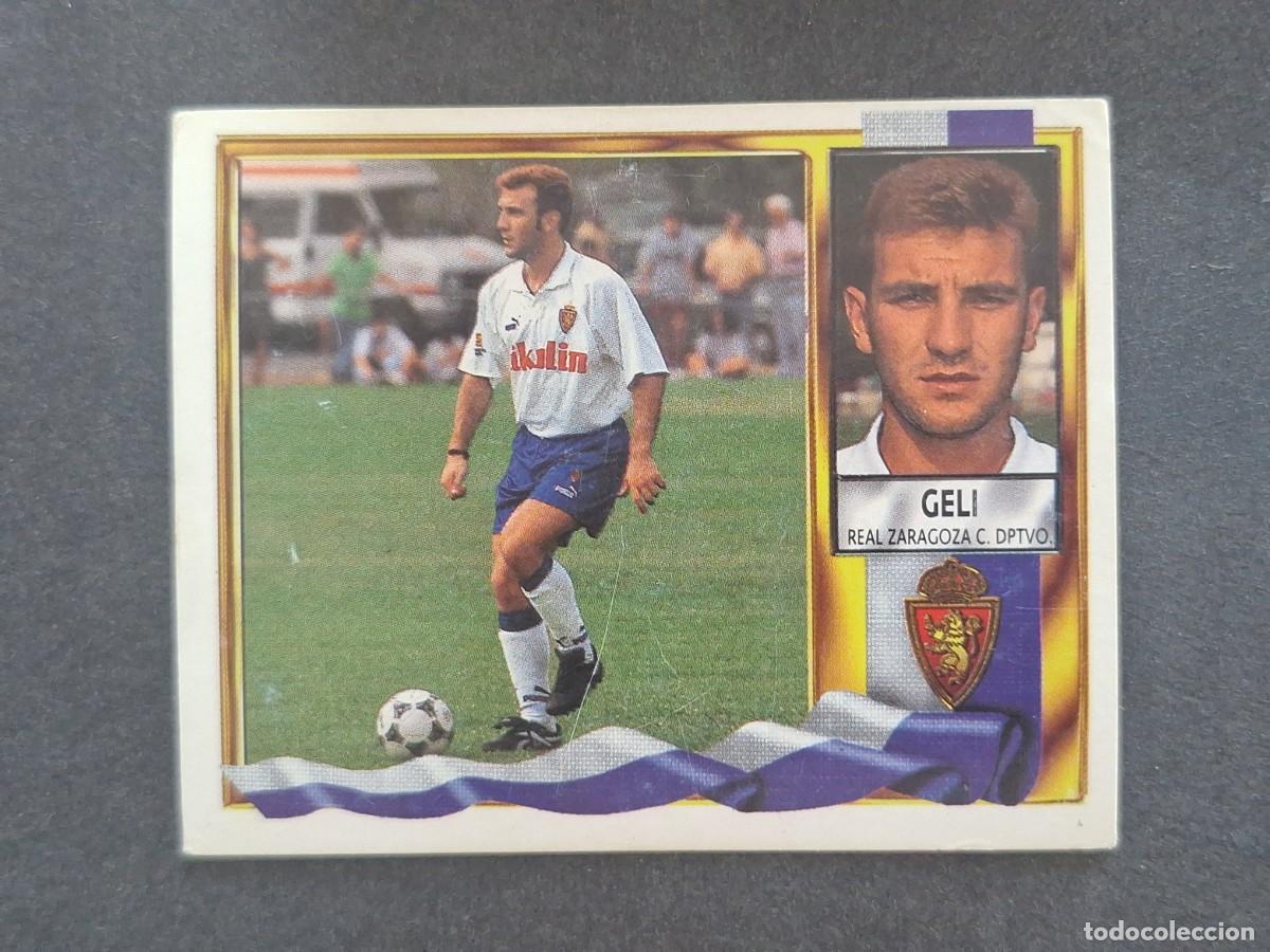 Fu&szlig;ball-Sticker: L3 GELI REAL ZARAGOZA LIGA ESTE 1995 1996 95 96 NUNCA PEGADO SIN PEGAR