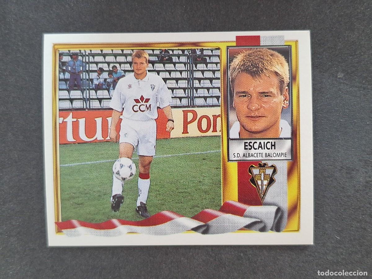 Fu&szlig;ball-Sticker: L3 ESCAICH ALBACETE BALOMPIE COLOCA LIGA ESTE 1995 1996 95 96 NUNCA PEGADO SIN PEGAR