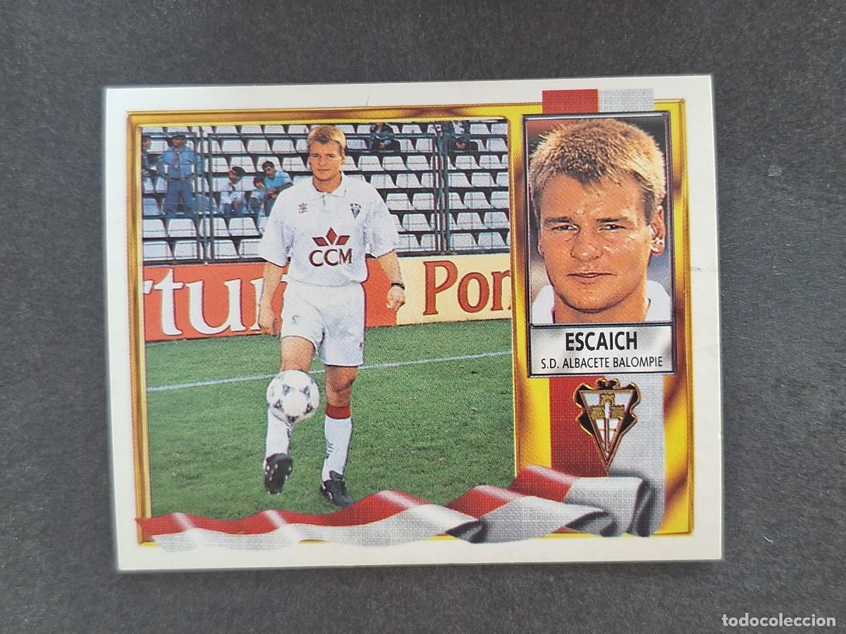 Fu&szlig;ball-Sticker: L3 ESCAICH ALBACETE BALOMPIE COLOCA LIGA ESTE 1995 1996 95 96 NUNCA PEGADO SIN PEGAR